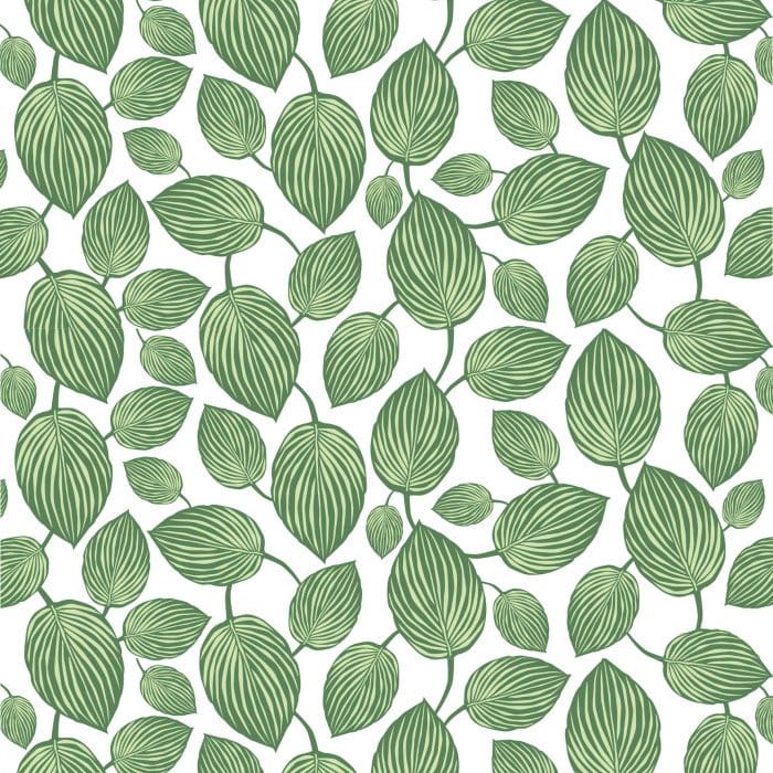 Tessuto Lyckans blad - verde - Arvidssons Textil