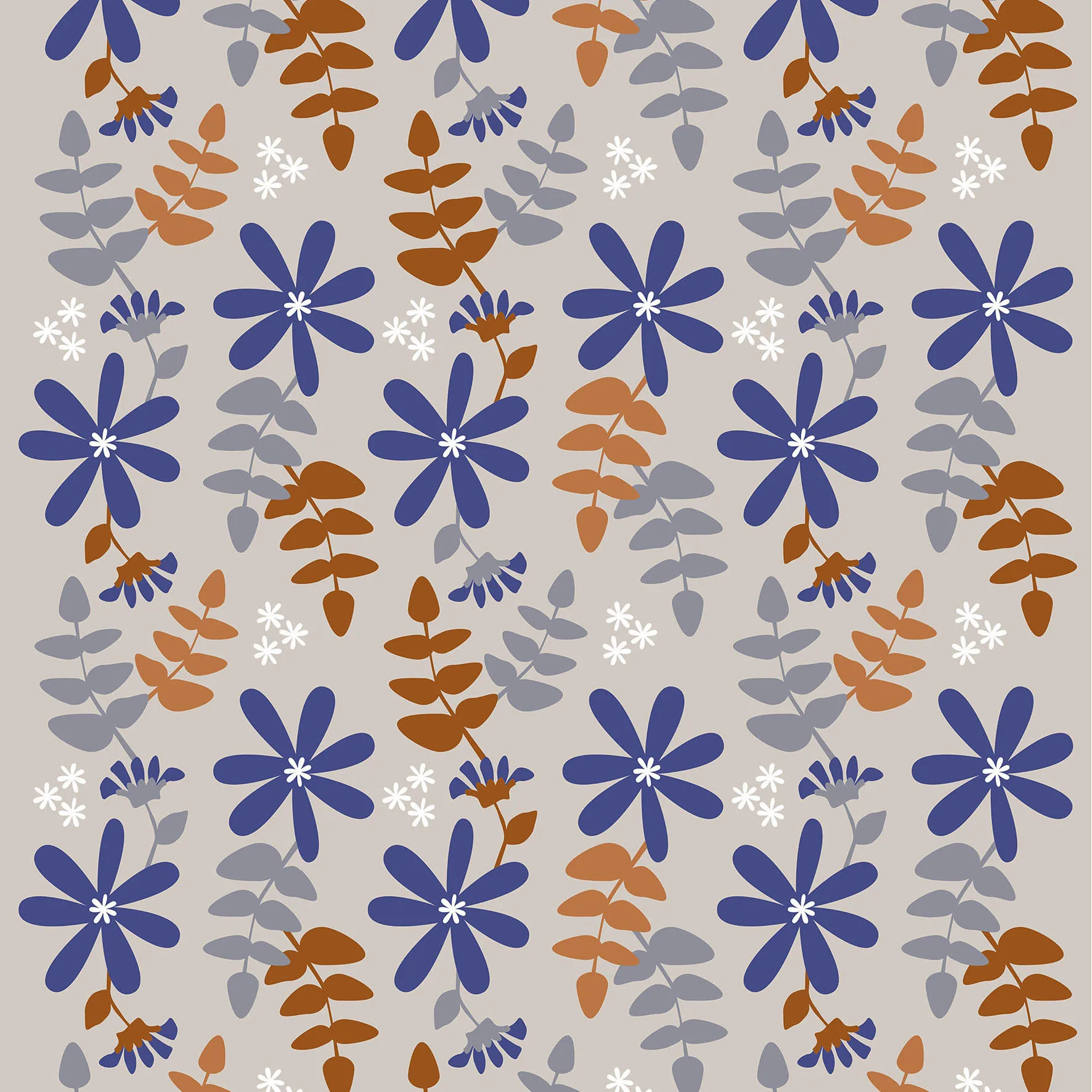 Tessuto Under solen, ruggine Arvidssons Textil