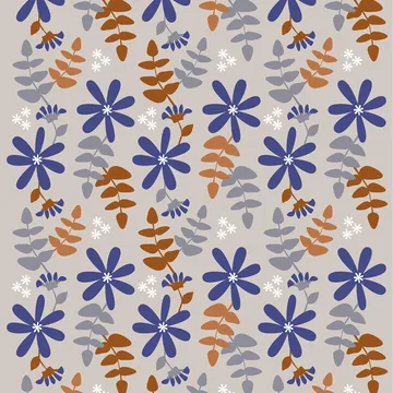 Tessuto Under solen - ruggine - Arvidssons Textil