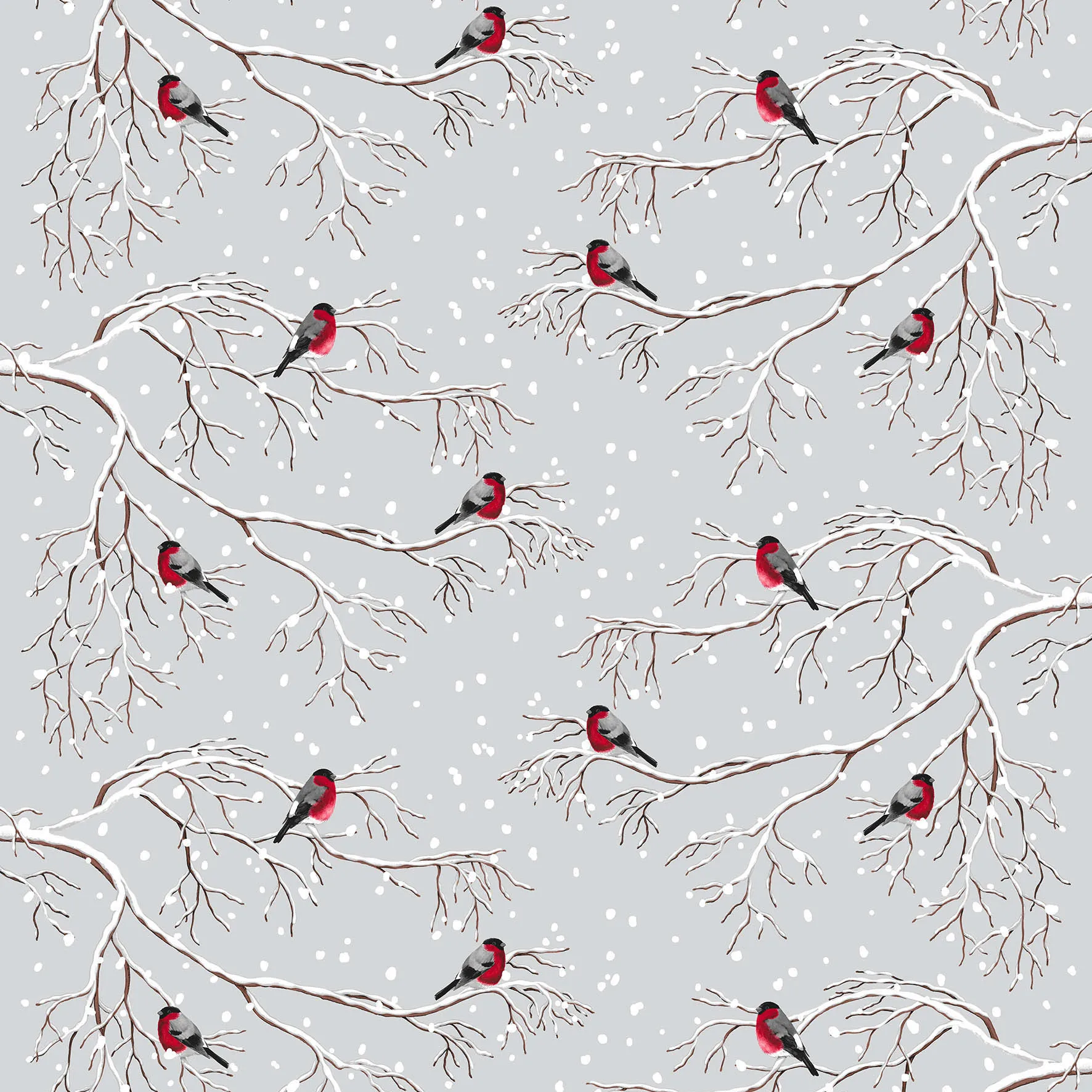 Tessuto Vinterland, Grigio Arvidssons Textil