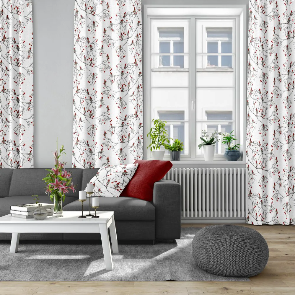 Tessuto Vinterlek, bianco Arvidssons Textil