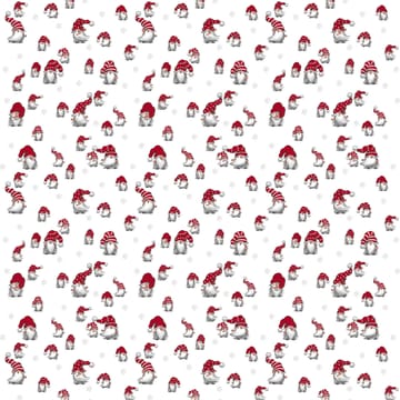 Tovaglia cerata Julian - Bianco sporco, rosso - Arvidssons Textil