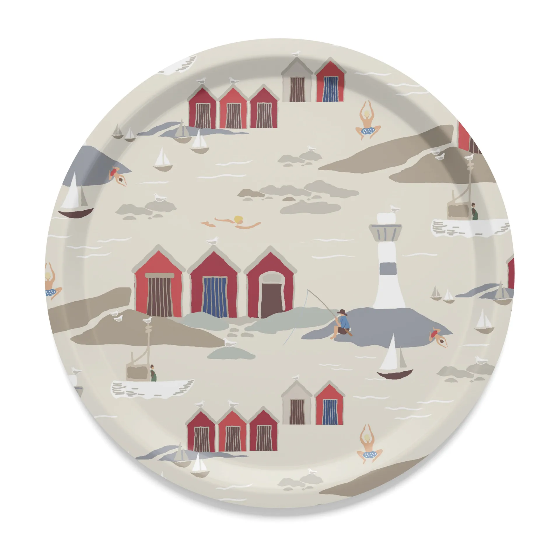 Vassoio Kust, Ø 31 cm, Beige Arvidssons Textil