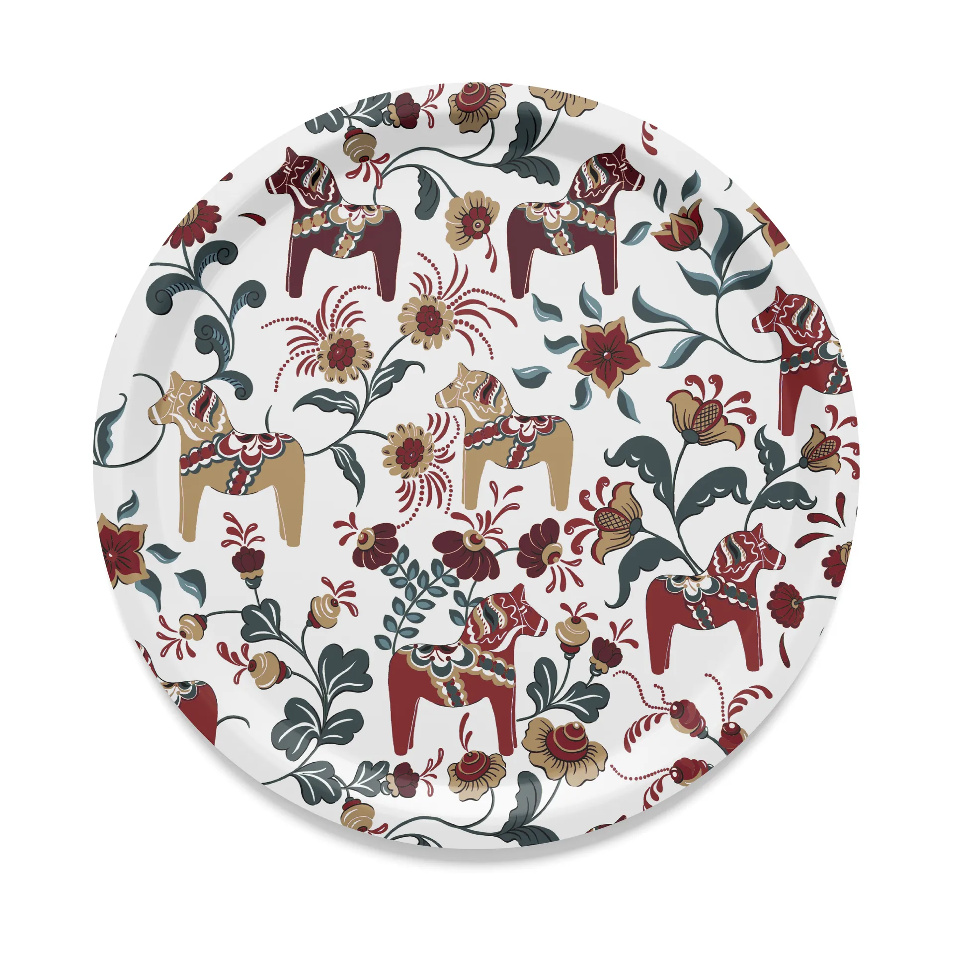 Vassoio Leksand Ø 38 cm, Edizione 30° anniversario  Arvidssons Textil