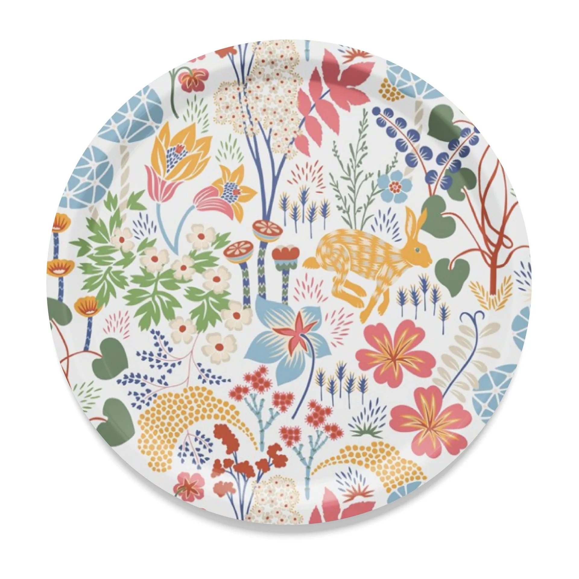 Vassoio Lyckeflykt, Ø 31 cm, Multicolore Arvidssons Textil