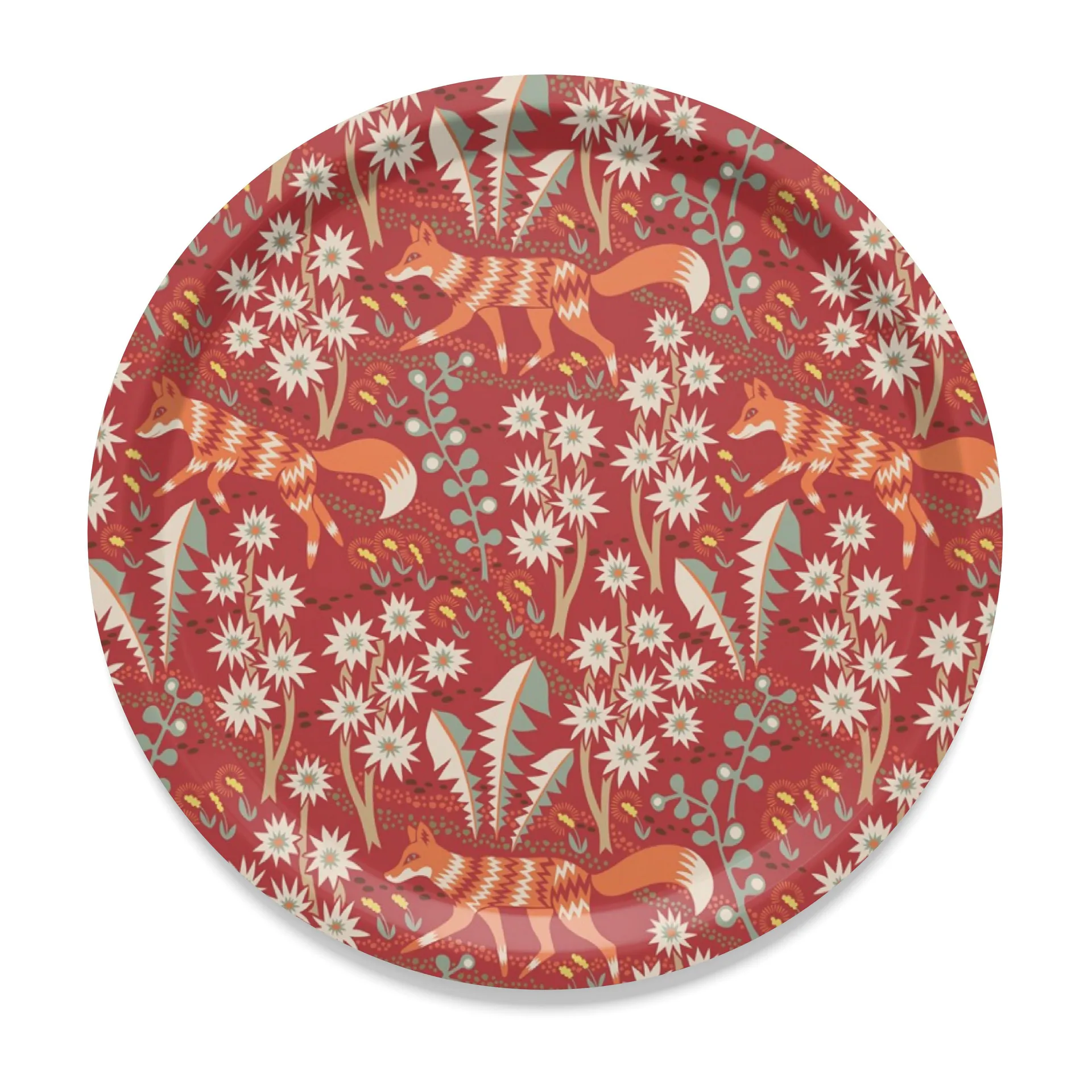 Vassoio Stjärnspeja, Ø 38 cm, Rosso Arvidssons Textil