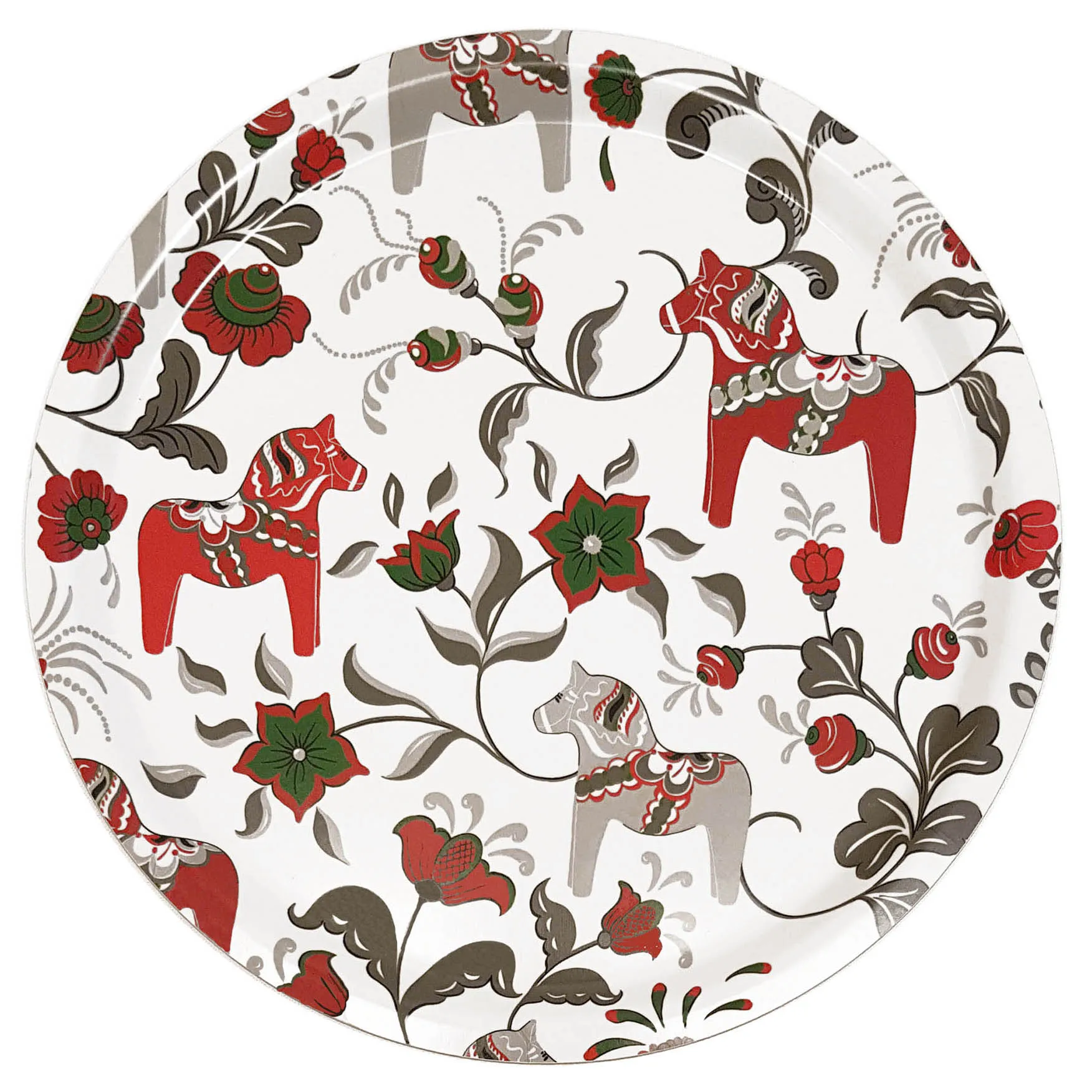 Vassoio tondo Leksand Ø 31 cm, Vinaccia Arvidssons Textil