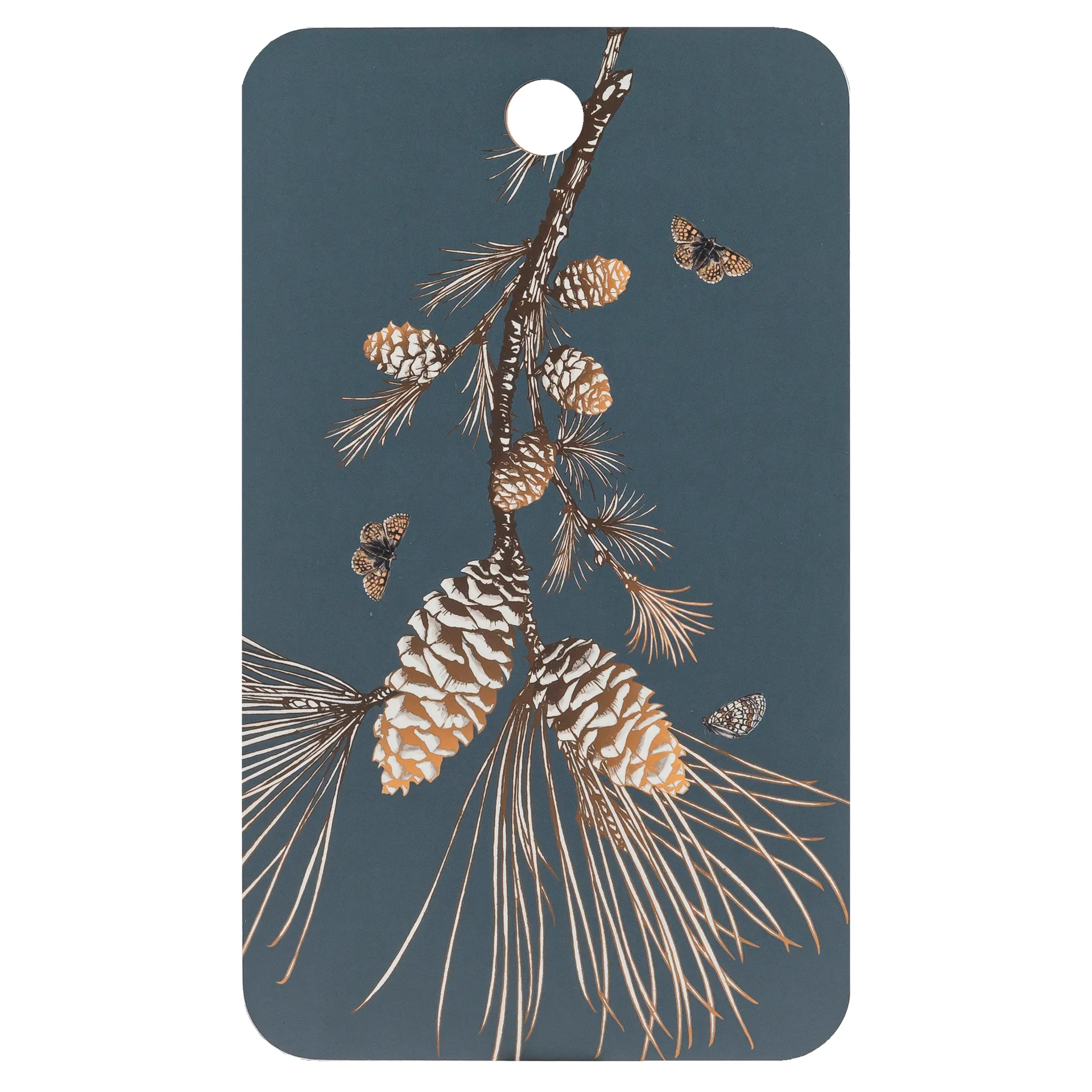 Tagliere Pine Cone 20x34 cm, Thunder blue Åry Home