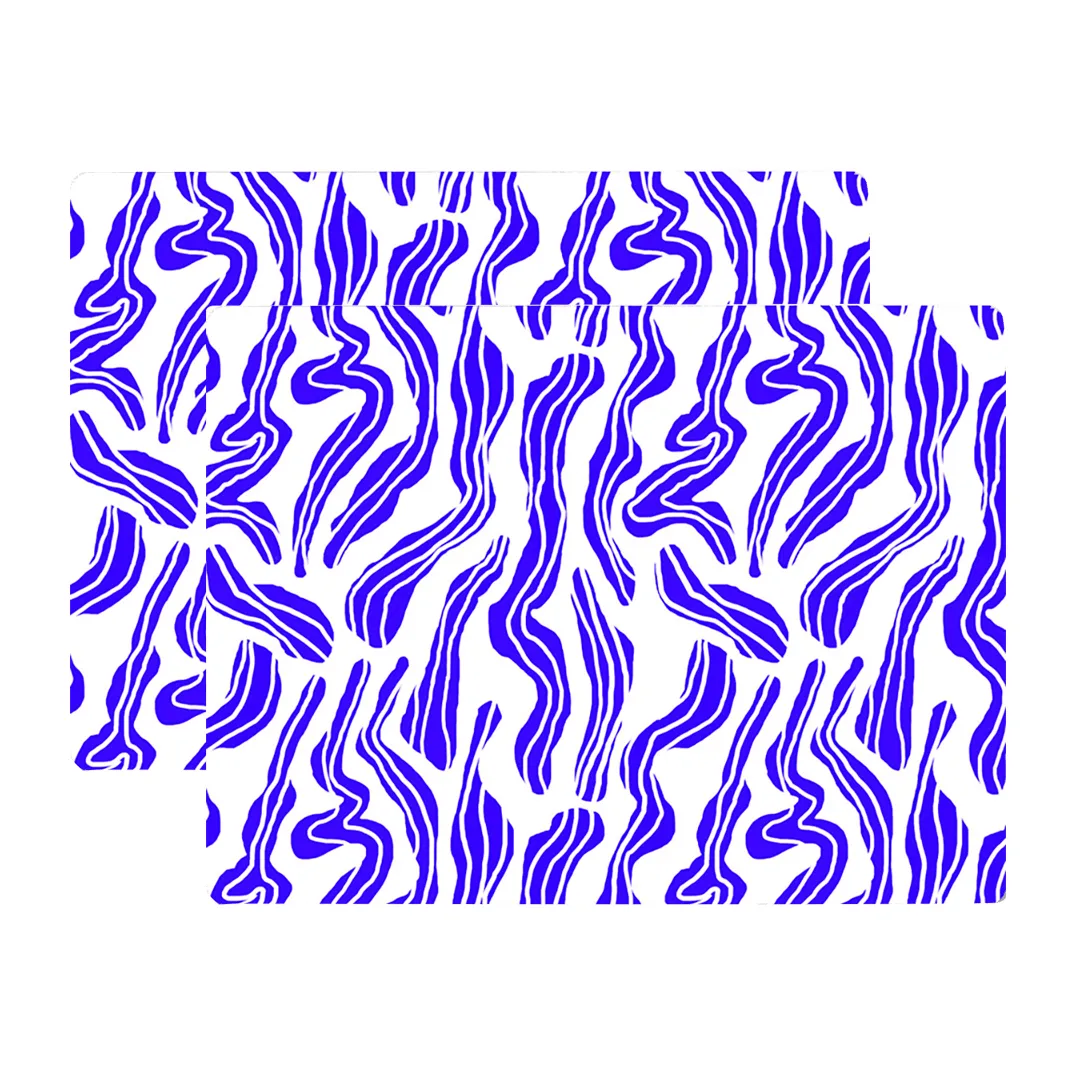 Tovaglietta Sudd 30x40 cm, confezione da 2, Blu, bianco Åry Home