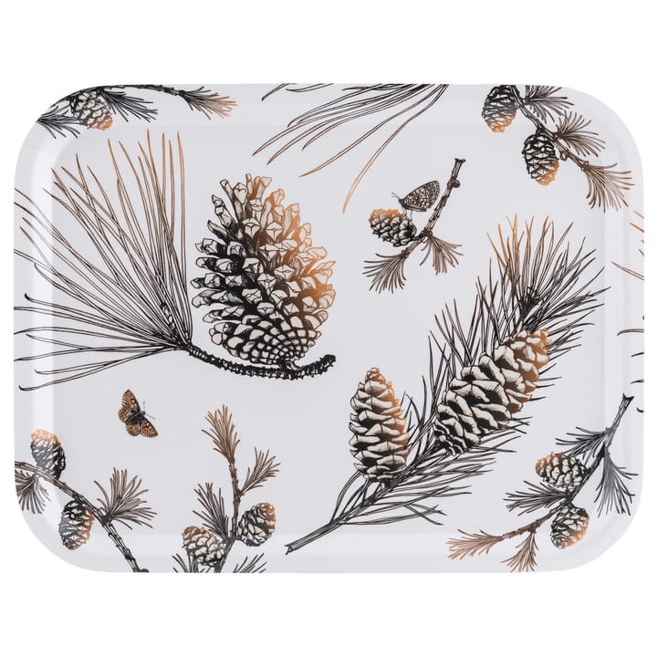 Vassoio Pine Cone 28x36 cm - Cotton white - Åry Home