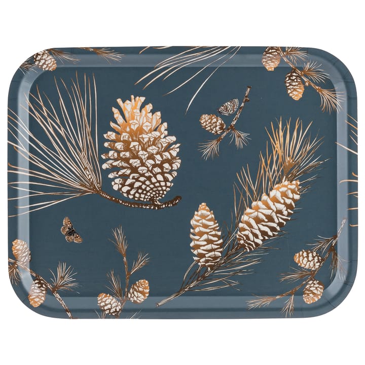 Vassoio Pine Cone 28x36 cm - Thunder blue - Åry Home