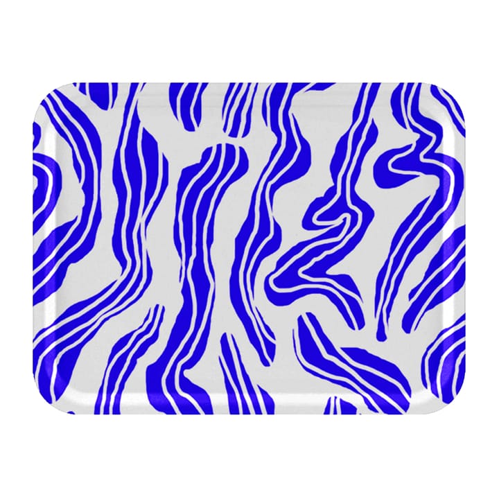 Vassoio Sudd 33x43 cm - Blu, bianco - Åry Home