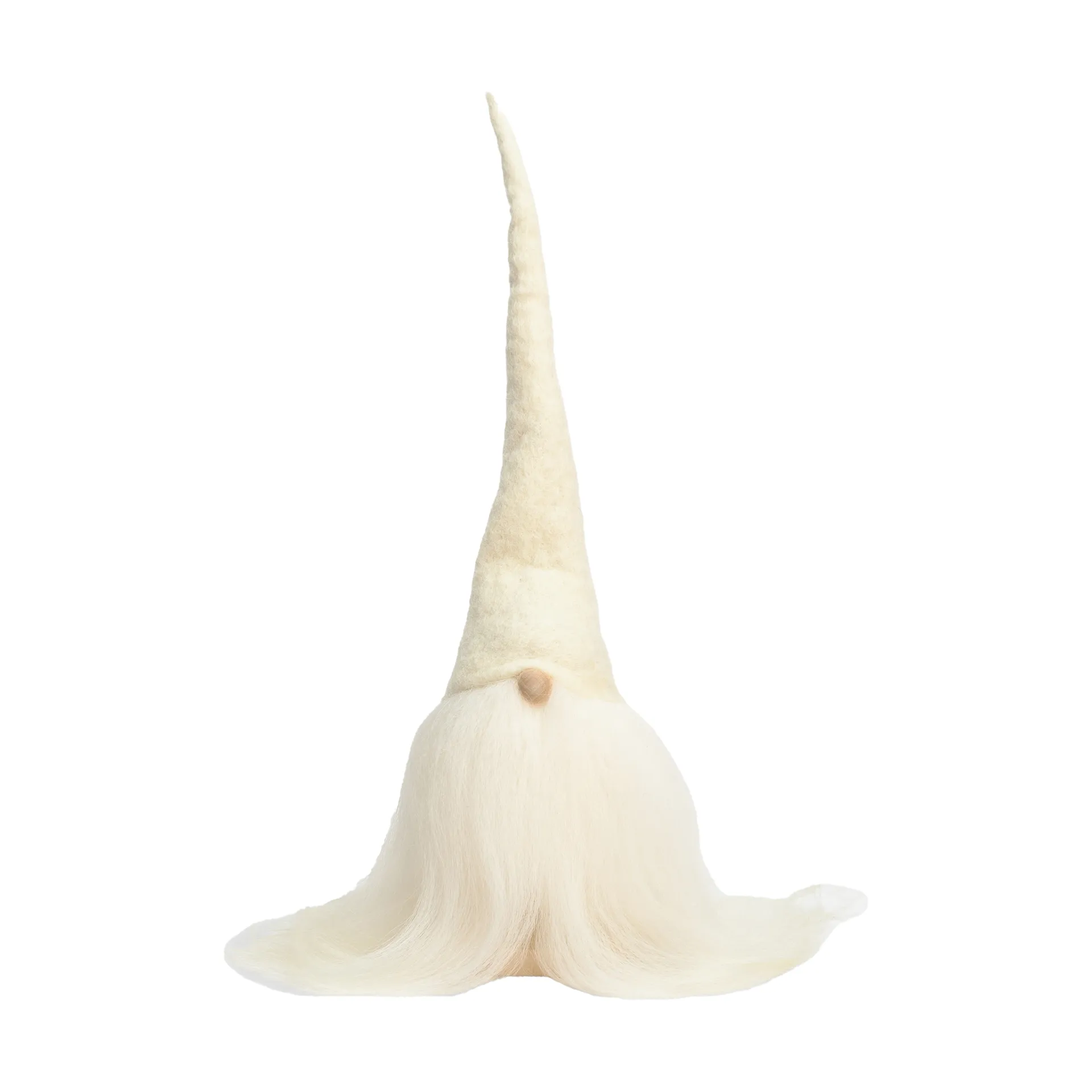 Gnomo barbuto, Bianco/bianco, grande Åsas tomtebod