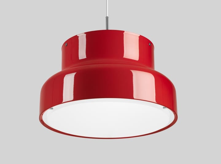 Lampada Bumling grande 600 mm, Rosso-vetro opalino Ateljé Lyktan