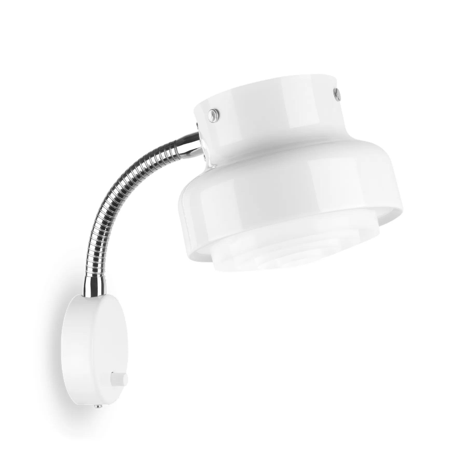 Lampada da parete mini Bumling Ø 19 cm, bianco Ateljé Lyktan