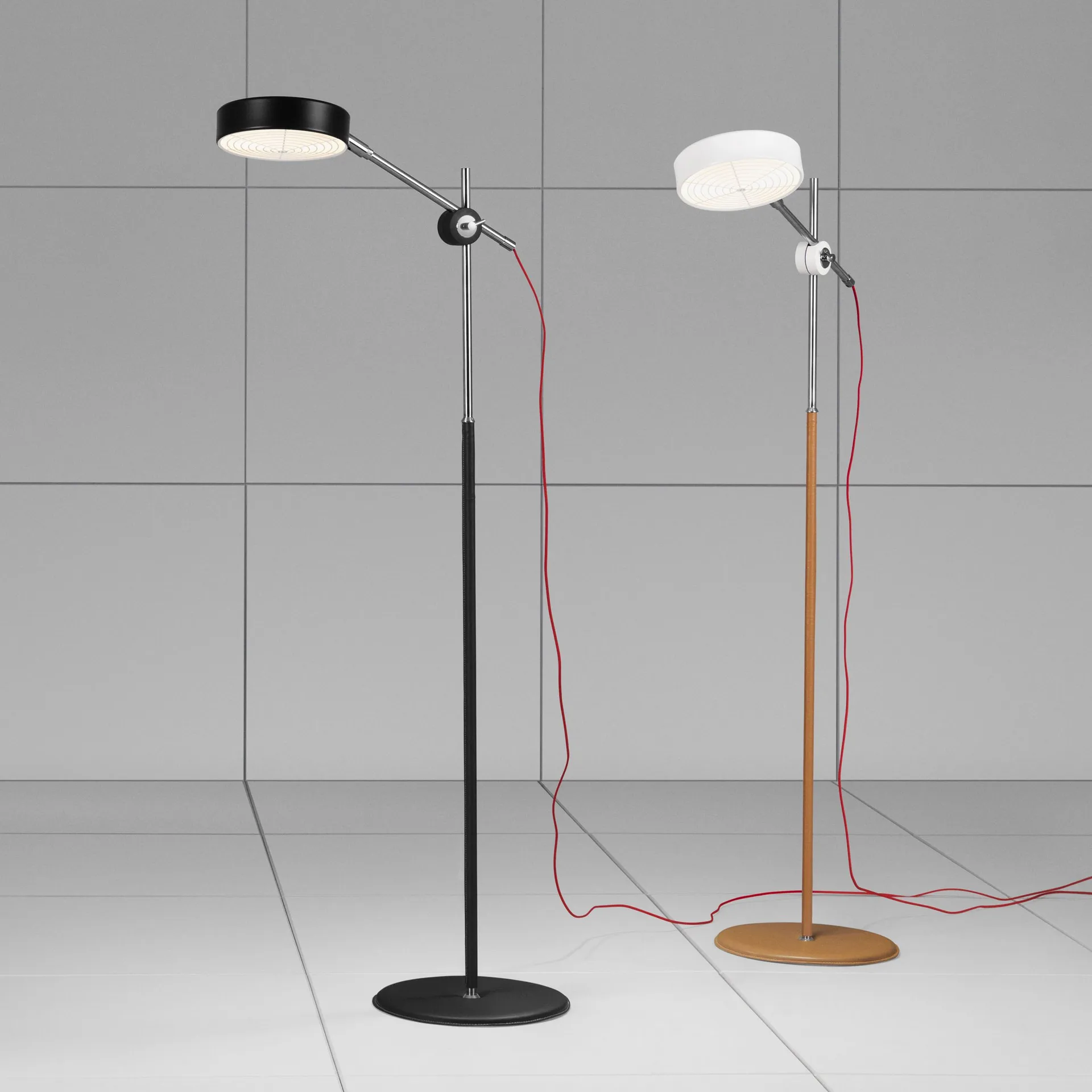 Lampada da terra Simris bianco, bianco Ateljé Lyktan