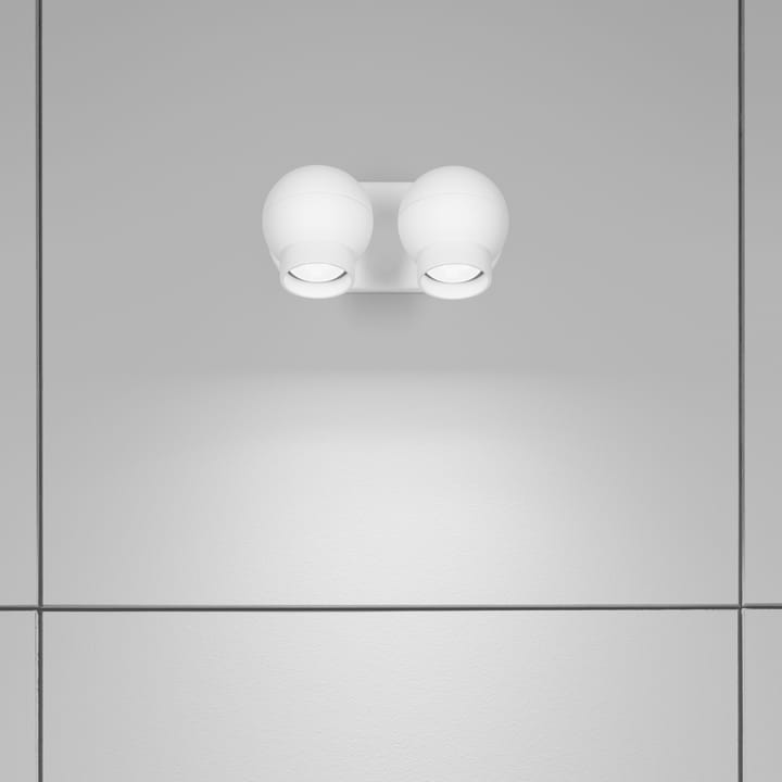Mini lampade gemelle da parete Ogle - bianco - Ateljé Lyktan