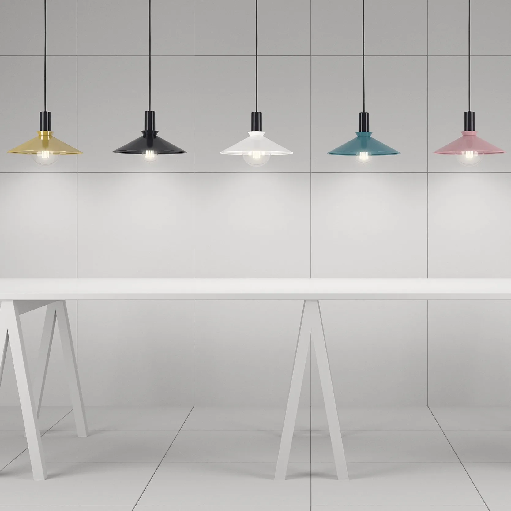 Plafoniera Cobbler, champagne (ottone) Ateljé Lyktan