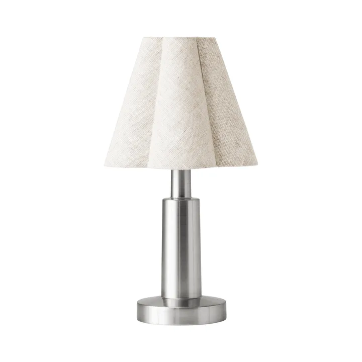 Admiral lampada da tavolo portatile - Chrome-linen, 27 cm - Audo Copenhagen