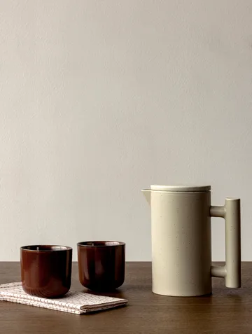 Caffettiera Yana da 1 litro - Grigio smaltato - Audo Copenhagen