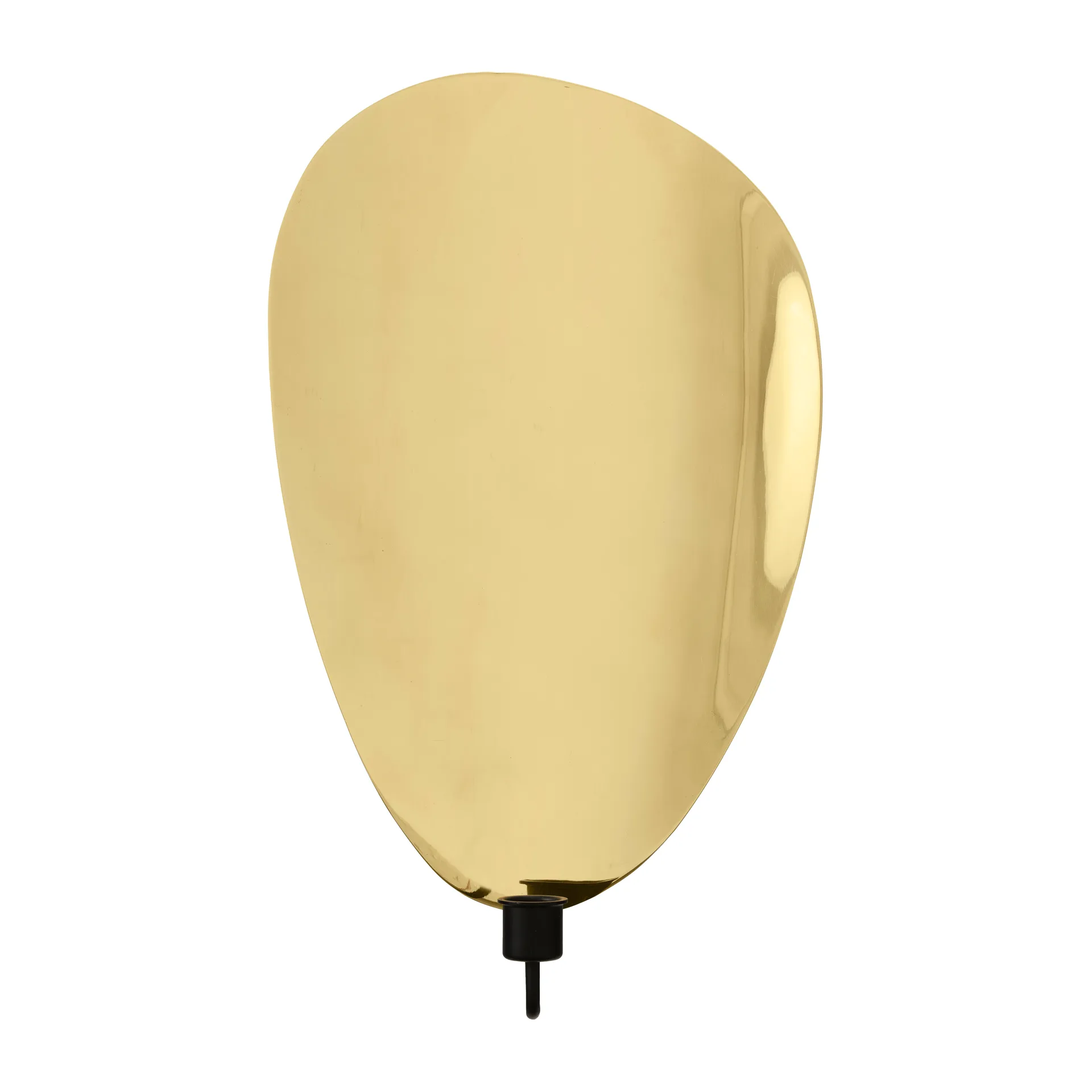 Candeliere da parete Flambeau 40 cm, Black-polished brass Audo Copenhagen