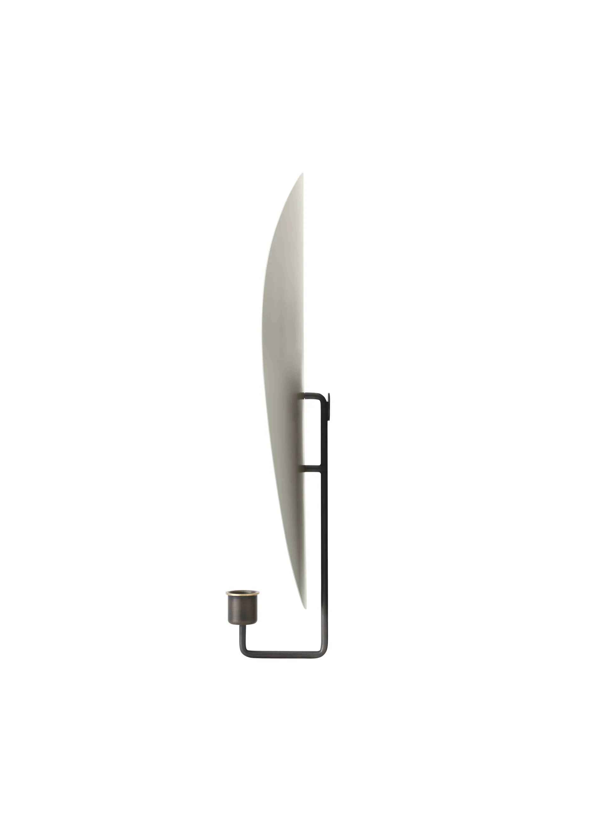 Candeliere da parete Flambeau 40 cm, Bronzed brass-grey Audo Copenhagen