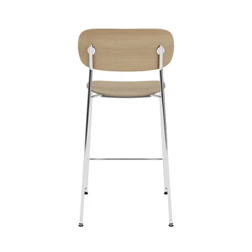 Co Bar Chair sedia da bar - Rovere-acciaio cromato, 65 cm - Audo Copenhagen