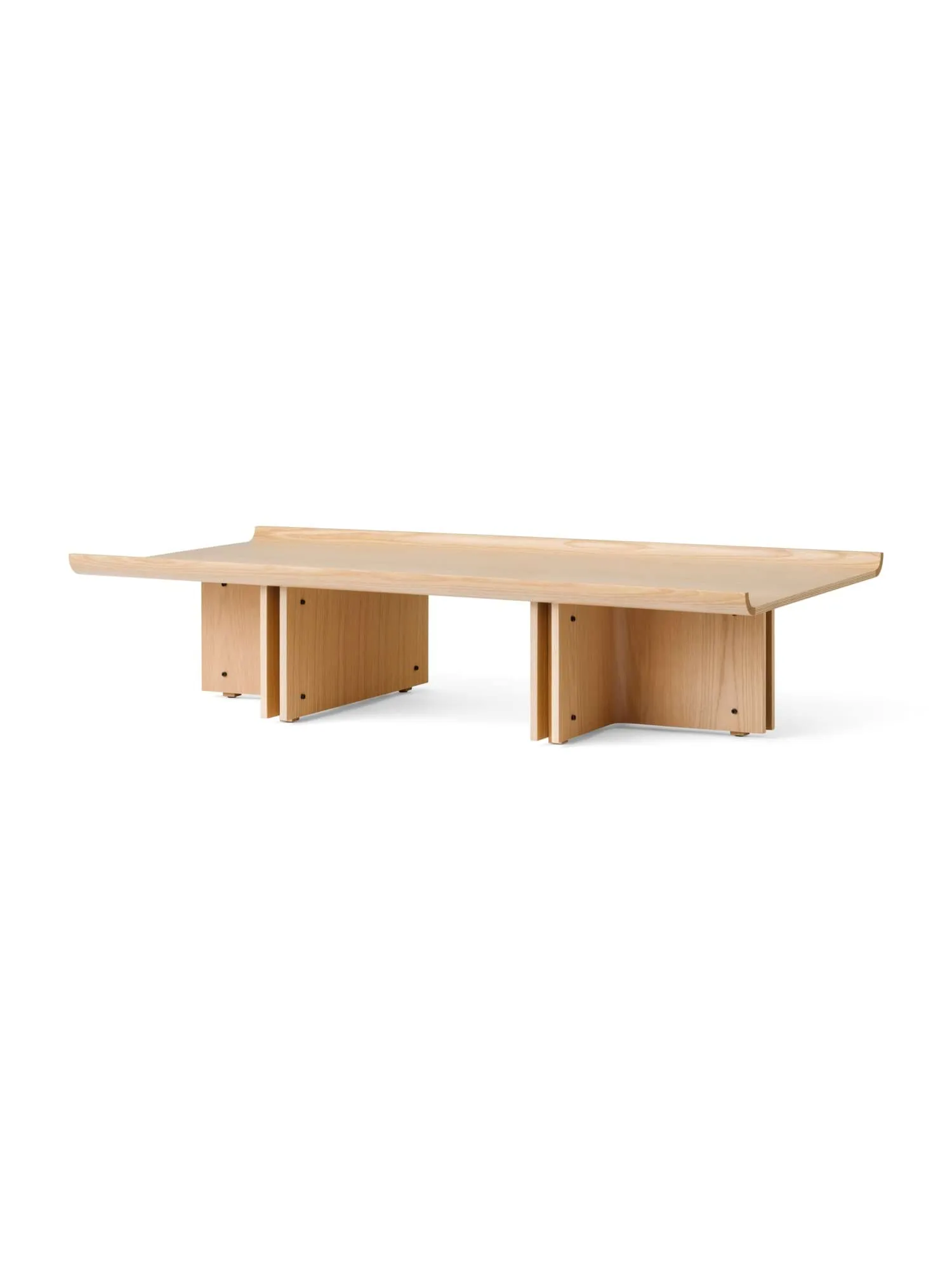 Conrad Lounge Table in rovere, Rovere naturale, 149x74 cm Audo Copenhagen