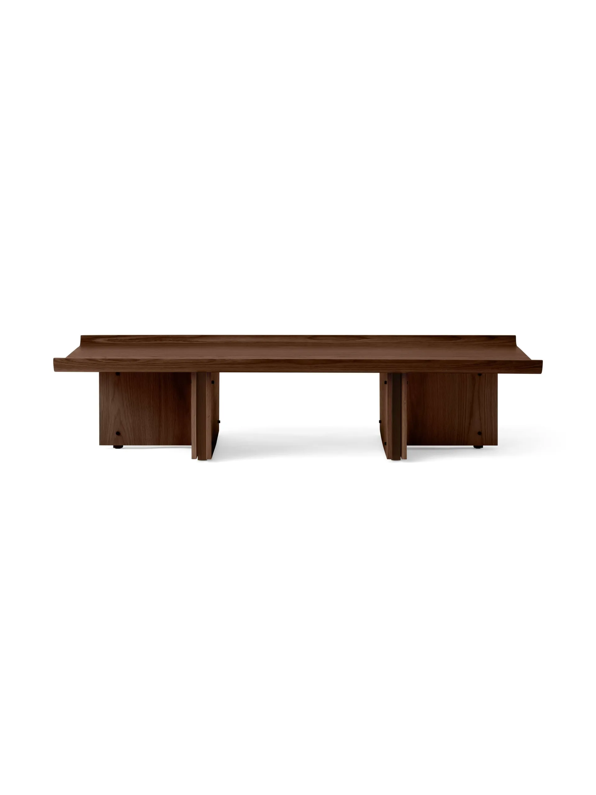 Conrad Lounge Table in rovere, Rovere tinto scuro, 149x74 cm Audo Copenhagen
