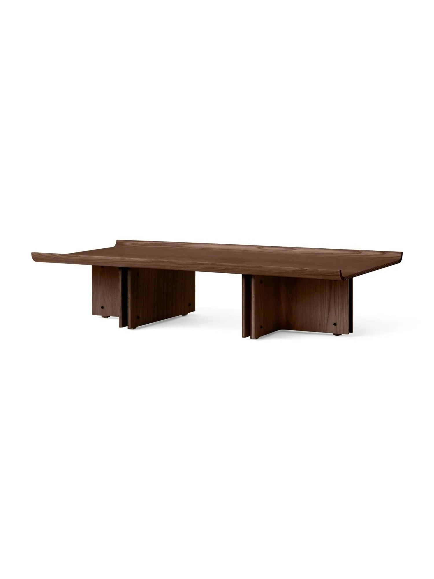 Conrad Lounge Table in rovere, Rovere tinto scuro, 149x74 cm Audo Copenhagen