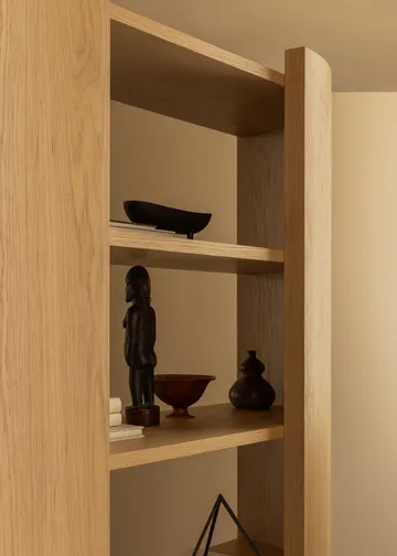 Crescent mensola - Rovere non trattato, 150x173 cm - Audo Copenhagen