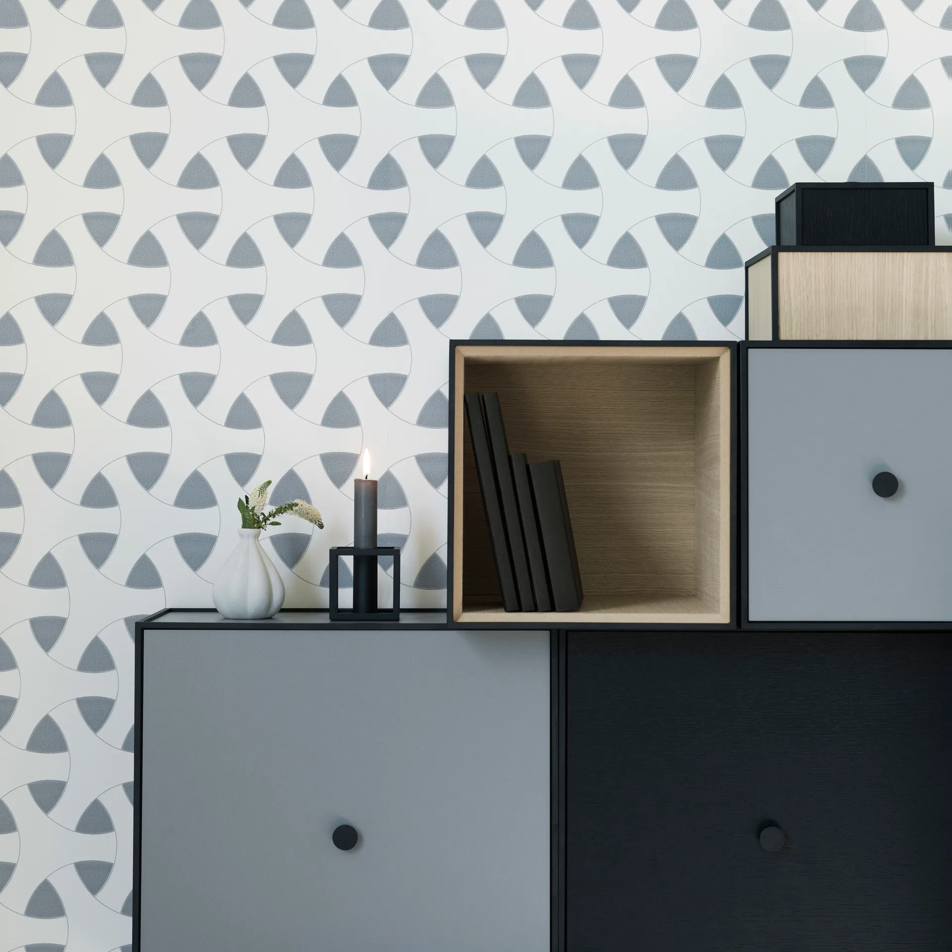 Cubo Frame 35 con anta, grigio scuro Audo Copenhagen