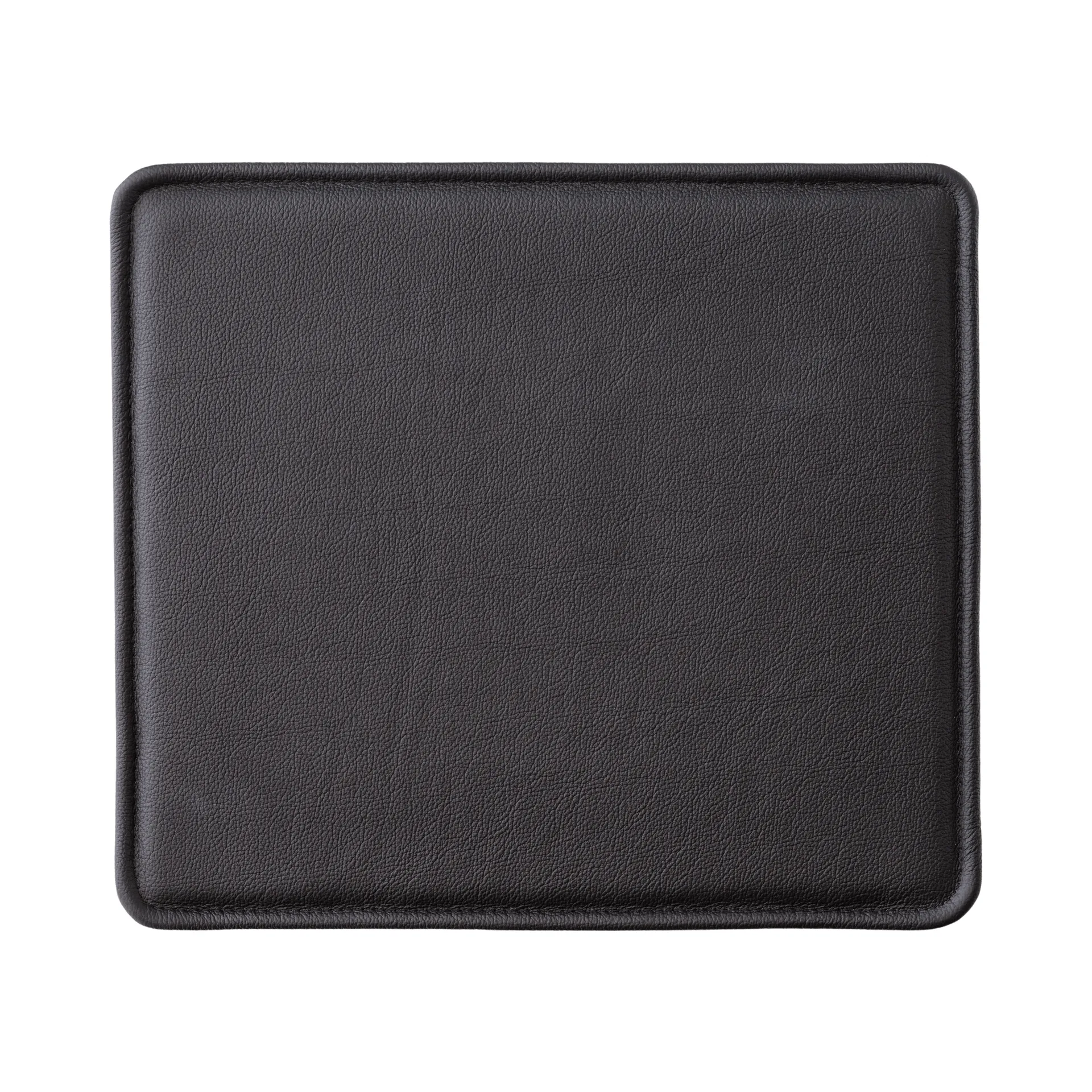 Cuscino per sedia Mauro, Pelle Madras Black Audo Copenhagen