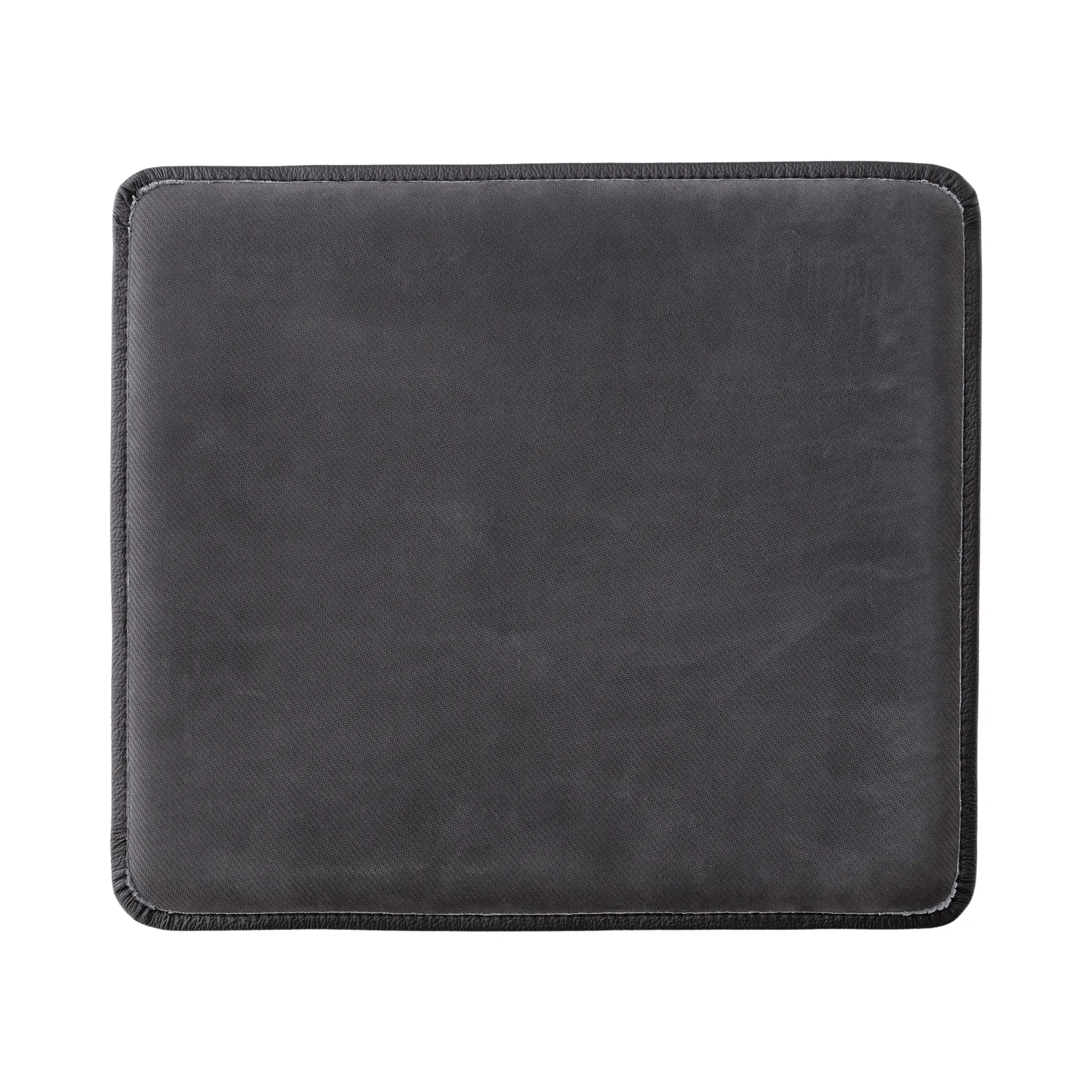 Cuscino per sedia Mauro, Pelle Madras Black Audo Copenhagen