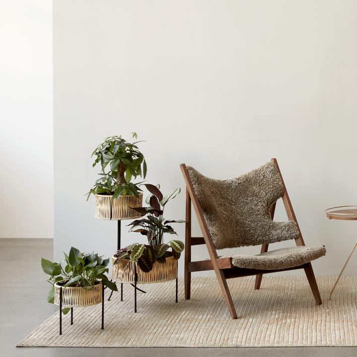 Fioriera Umanoff in acciaio rattan, 27 cm
​ Audo Copenhagen