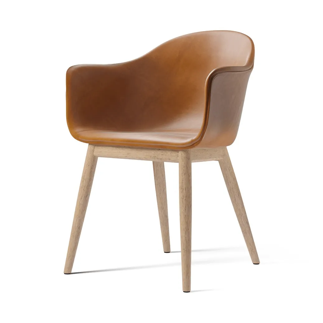 Harbour Dining Chair completamente imbottita, Aida 0250-rovere naturale Audo Copenhagen
