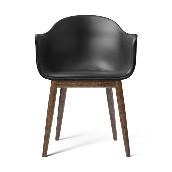 Harbour Dining Chair completamente imbottita - Aida 0618-rovere tinto scuro - Audo Copenhagen
