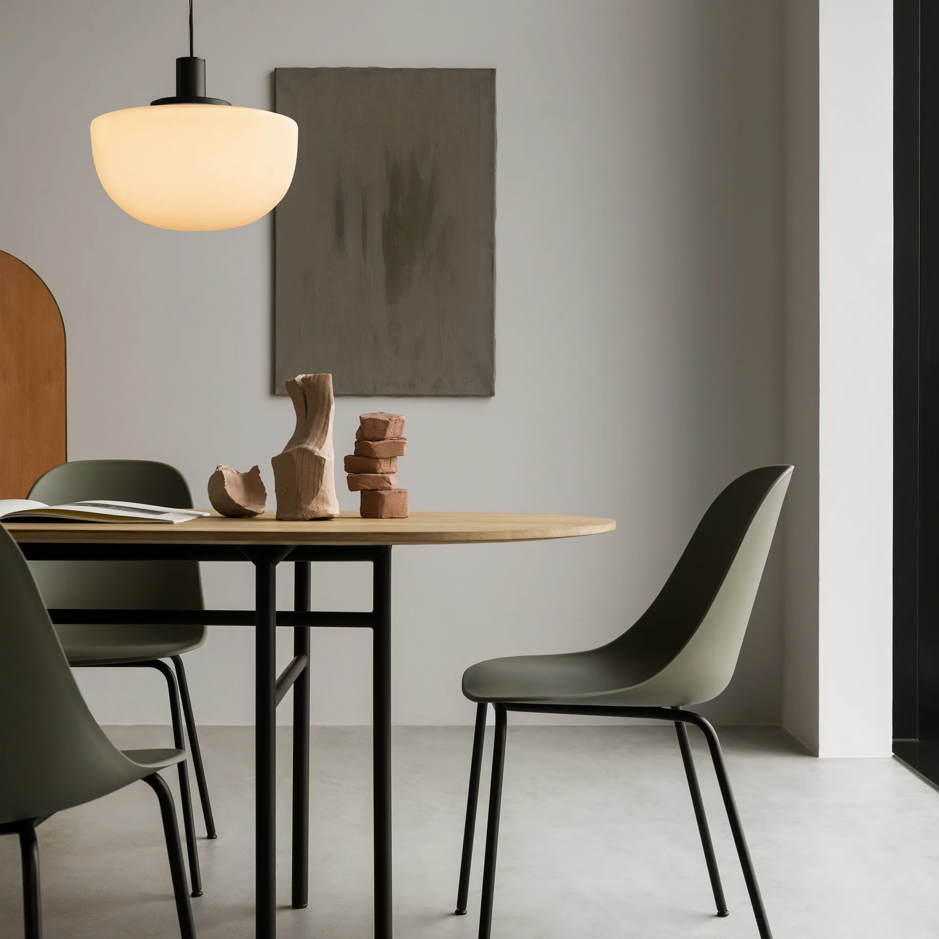 Lampada a sospensione Bank, Opale Audo Copenhagen