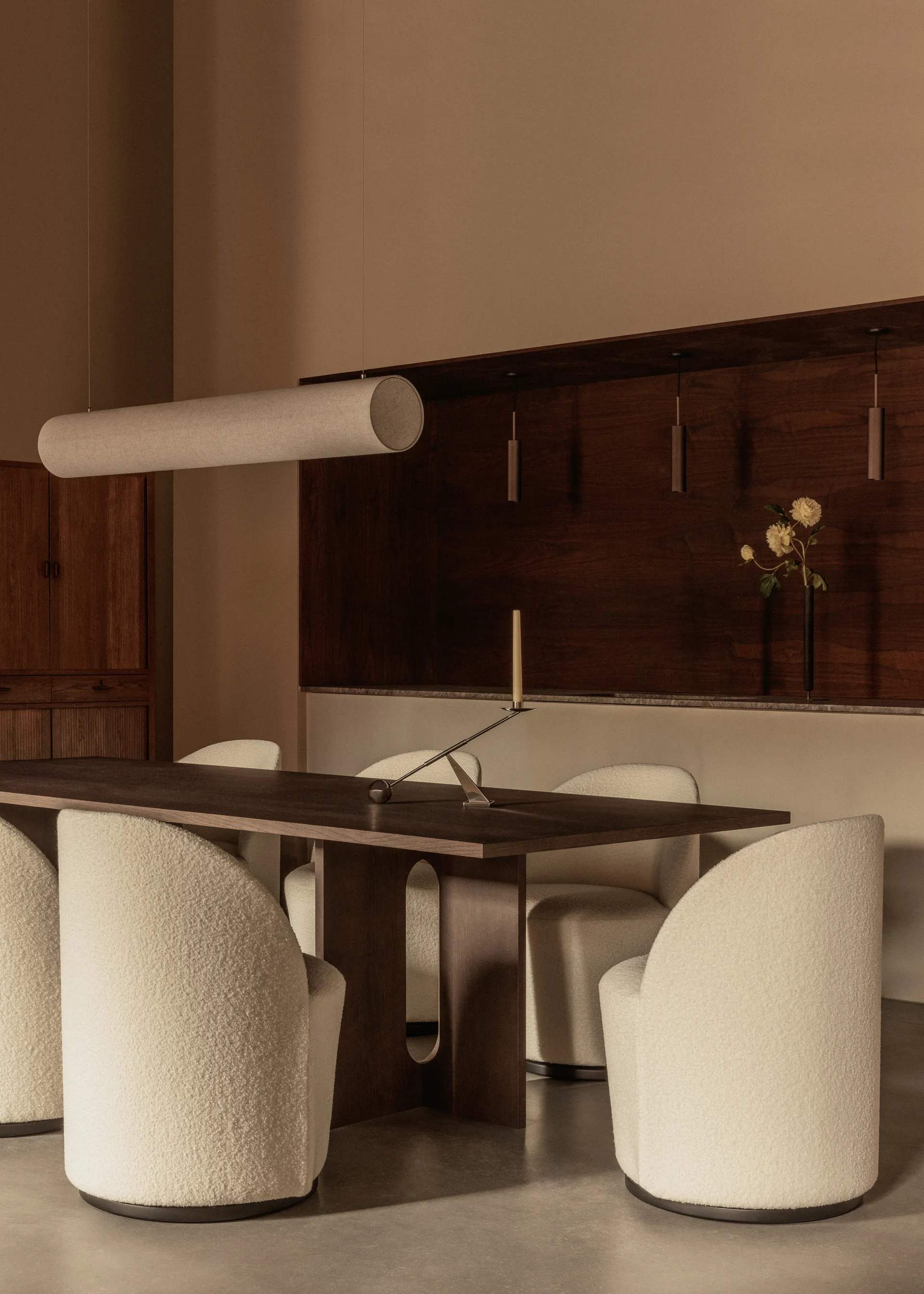 Lampada a sospensione Hashira Linear, Raw Audo Copenhagen