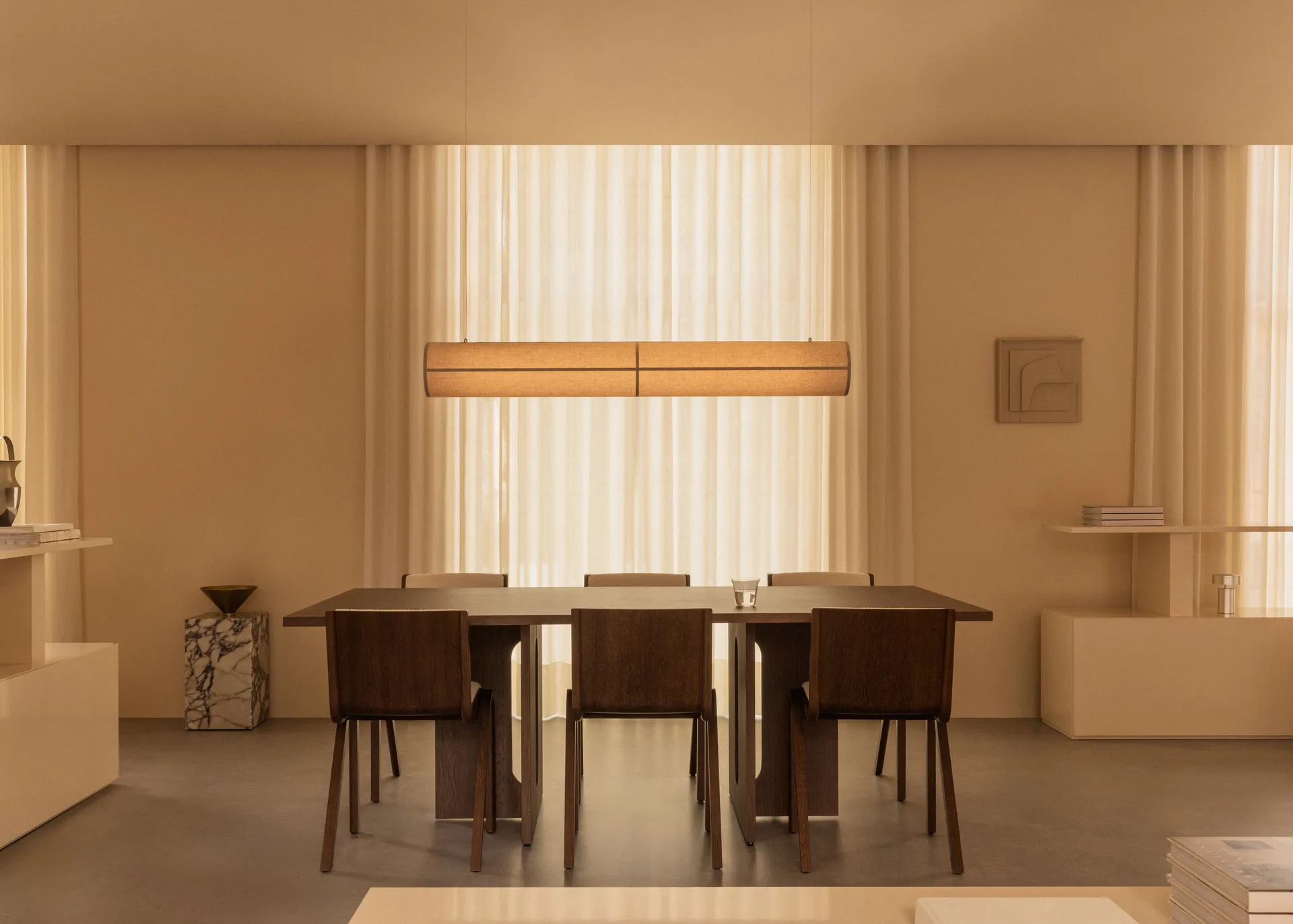 Lampada a sospensione Hashira Linear, Raw Audo Copenhagen