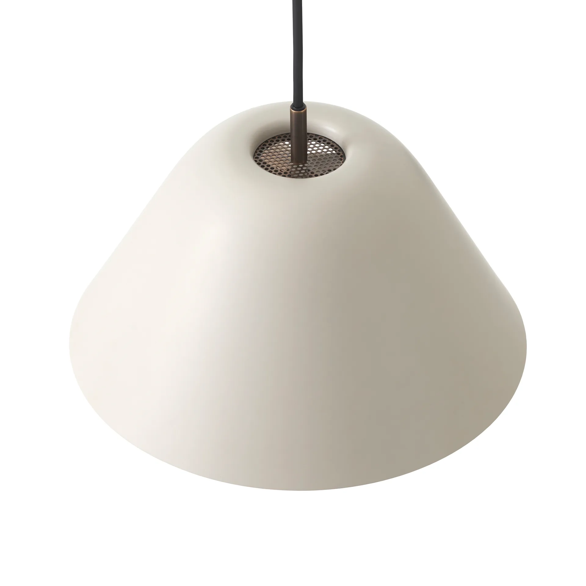 Lampada a sospensione Levitate Ø 28 cm, grigio-ottone bronzato Audo Copenhagen
