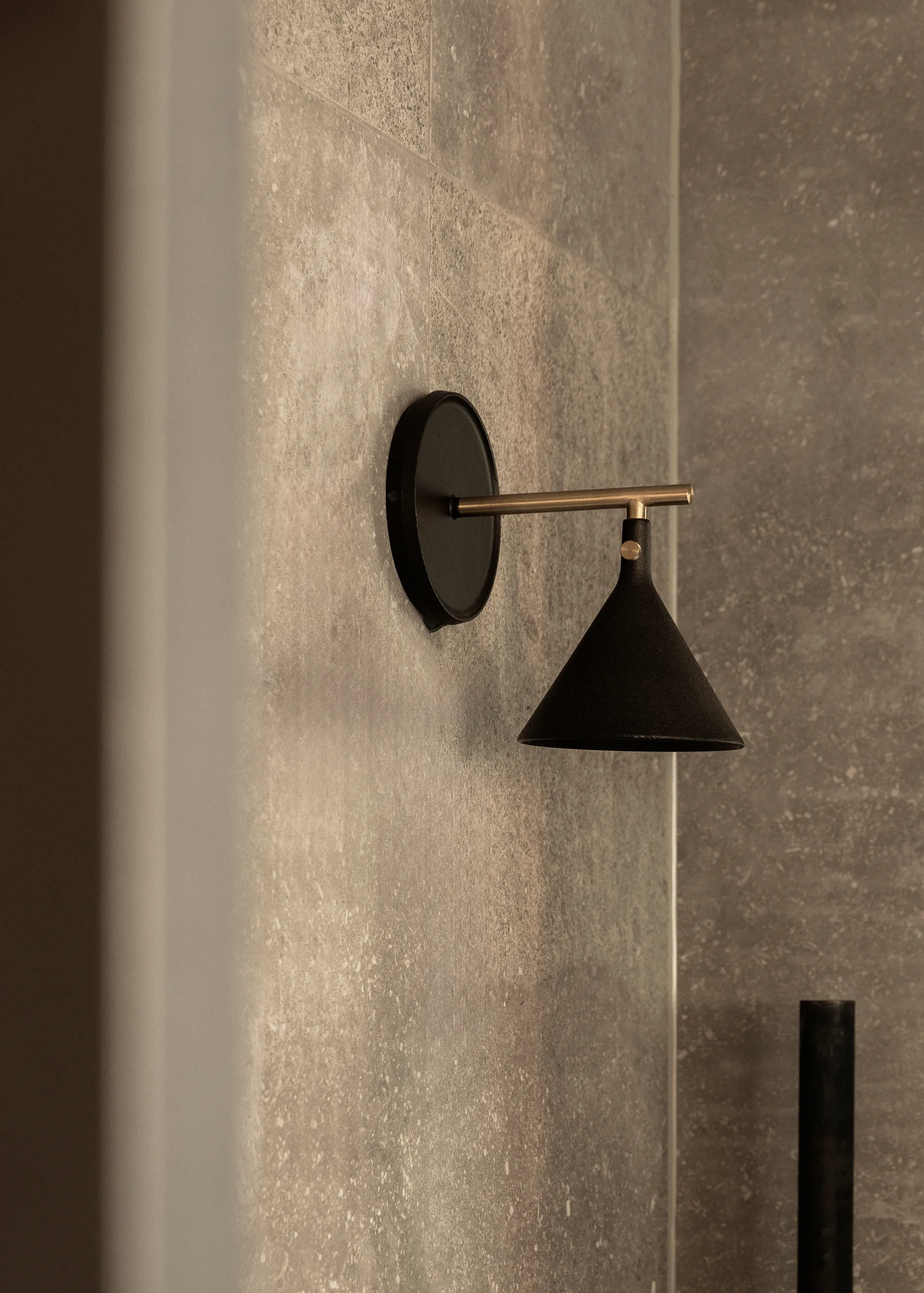 Lampada da parete Cast Sconce fast installation, Black Audo Copenhagen