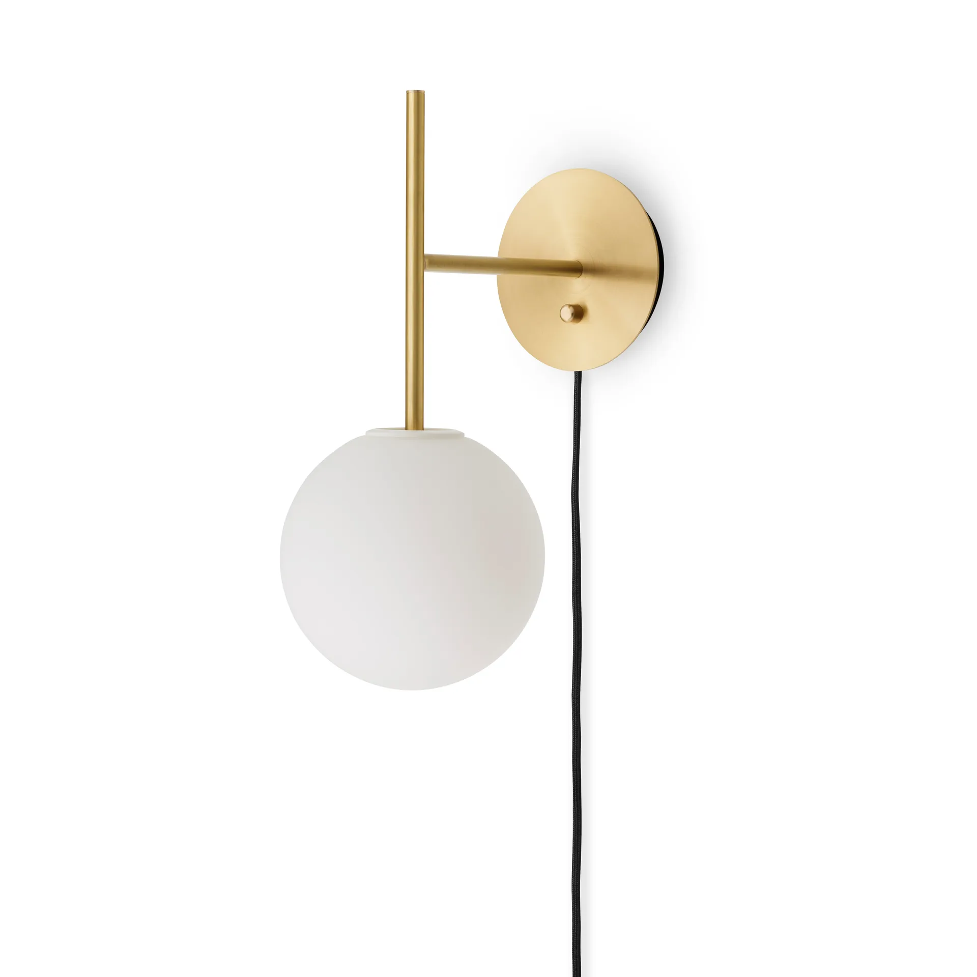 Lampada da parete TR Bulb Suspended, Brushed brass Audo Copenhagen