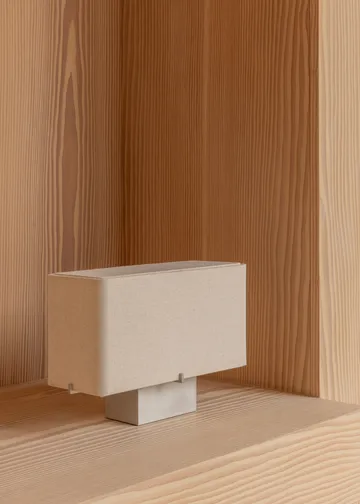 Lampada da tavolo Nonna 24 cm - Alluminio spazzolato-sabbia - Audo Copenhagen