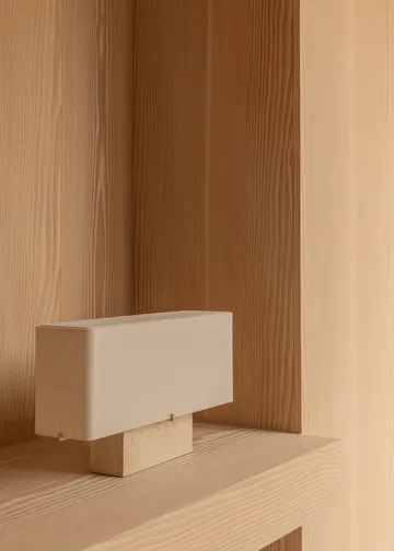 Lampada da tavolo Nonna 30 cm - Travertine-sand - Audo Copenhagen