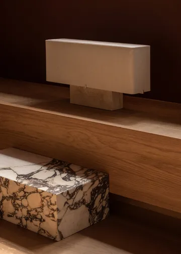 Lampada da tavolo Nonna 30 cm - Travertine-sand - Audo Copenhagen