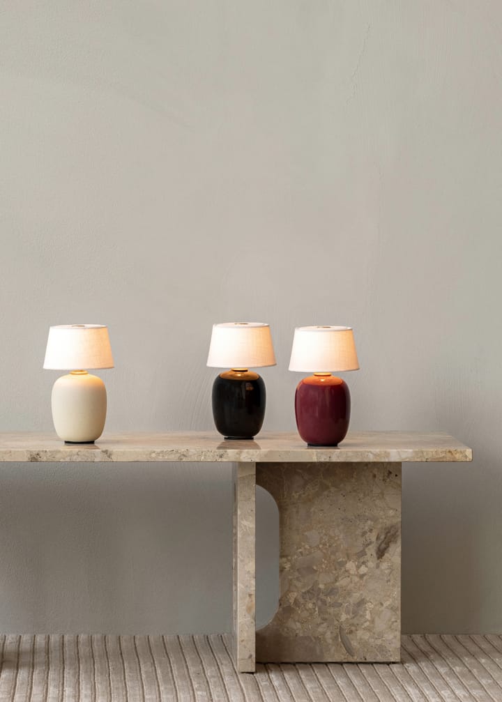 Lampada da tavolo Torso portatile, Nero Audo Copenhagen