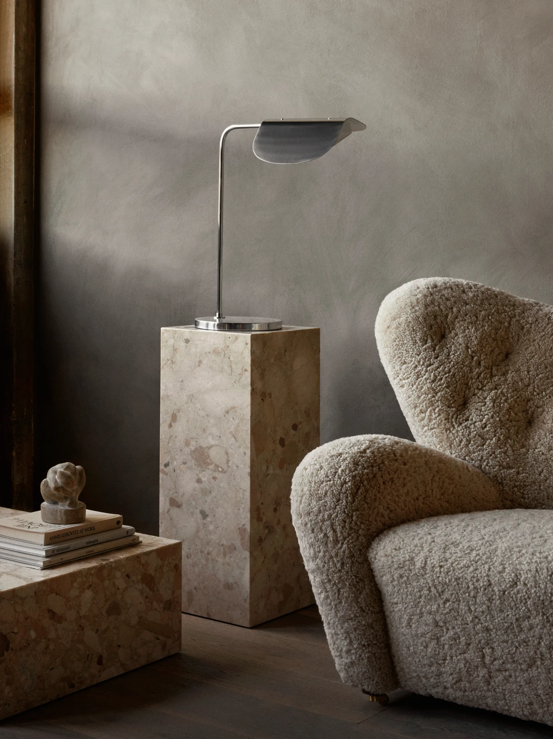 Lampada da tavolo Wing 56 cm, Alluminio Audo Copenhagen