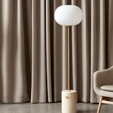 Lampada da terra JWDA - Travertino-ottone, 150 cm - Audo Copenhagen