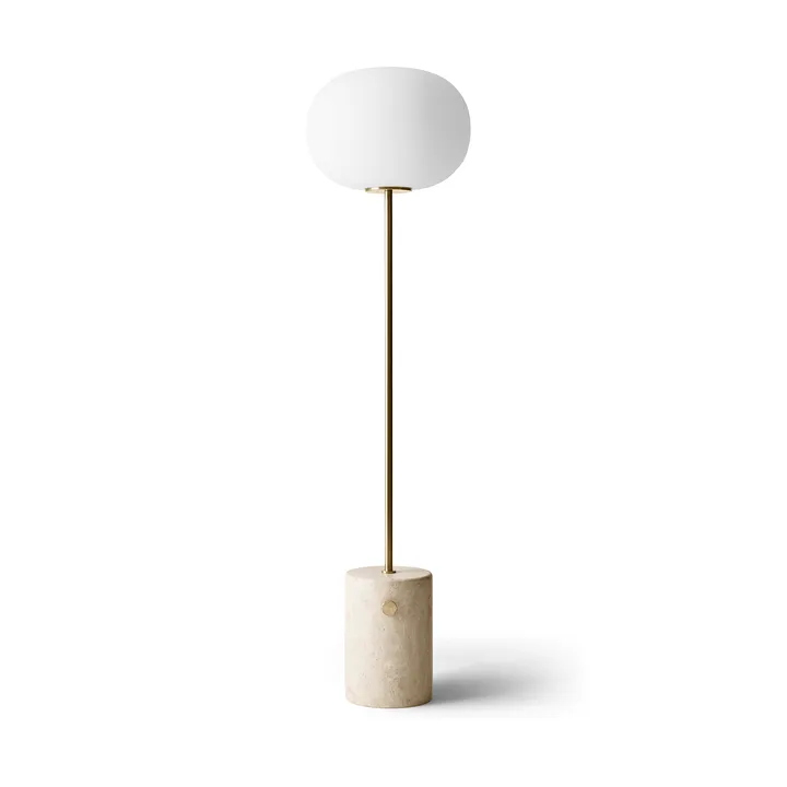Lampada da terra JWDA - Travertino-ottone spazzolato, 130 cm - Audo Copenhagen
